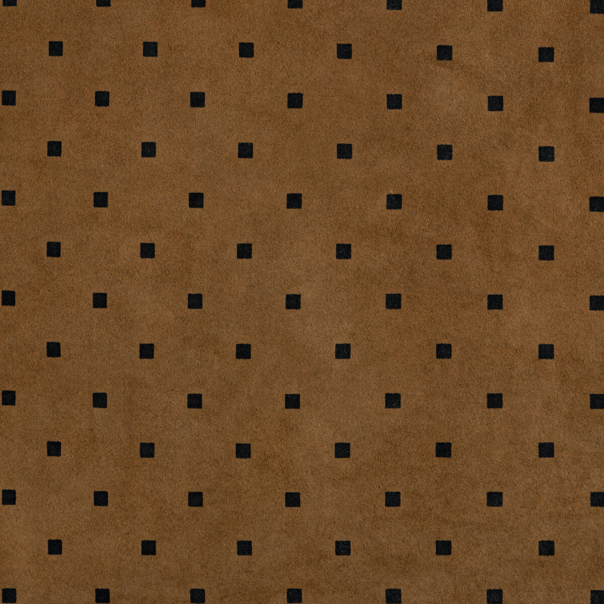 LEE JOFA MODERN GWL-3703.6.0 EPOQ CHECK SUEDE SADDLE Fabric - Eade's Wallpaper