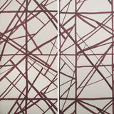LEE JOFA MODERN GWP-3302.911 NEW.0 CHANNELS PAPER PLUM/OATMEAL Wallpaper - Eade's Wallpaper