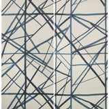 LEE JOFA MODERN GWP-3417.516.0 CHANNELS PAPER PERIWINKLE/OAT Wallpaper - Eade's Wallpaper