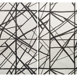 LEE JOFA MODERN GWP-3417.816.0 CHANNELS PAPER EBONY/IVORY Wallpaper - Eade's Wallpaper