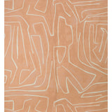 LEE JOFA MODERN GWP-3501.117.0 GRAFFITO SALMON/CREAM Wallpaper - Eade's Wallpaper