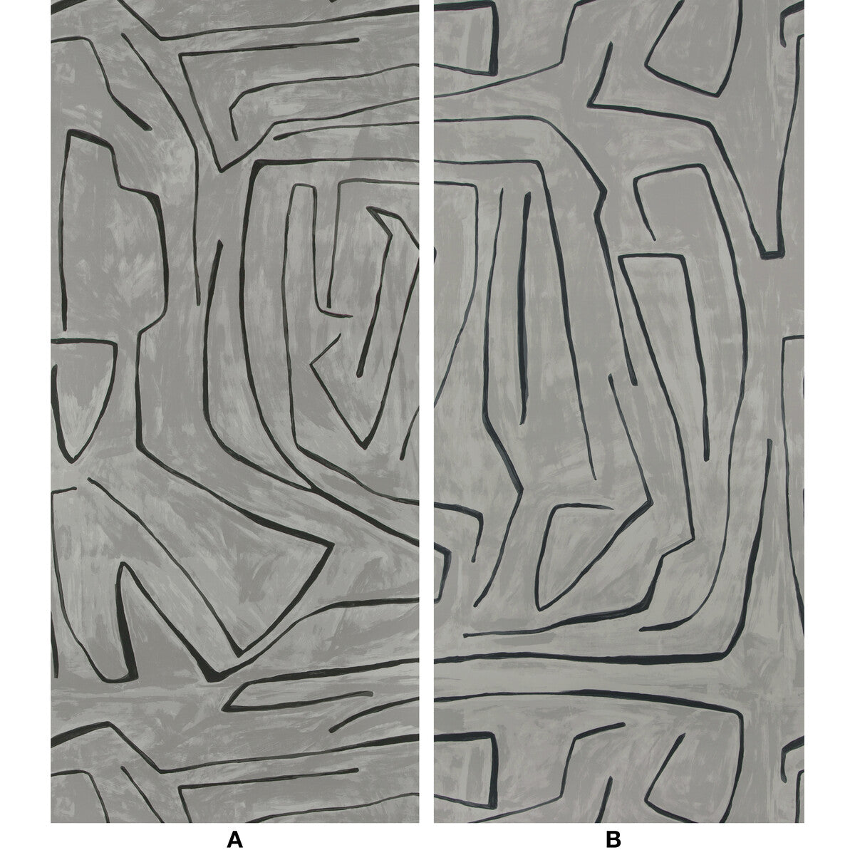 LEE JOFA MODERN GWP-3501.118.0 GRAFFITO GRAPHITE Wallpaper - Eade's Wallpaper
