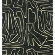 LEE JOFA MODERN GWP-3501.816.0 GRAFFITO ONYX/BEIGE Wallpaper - Eade's Wallpaper