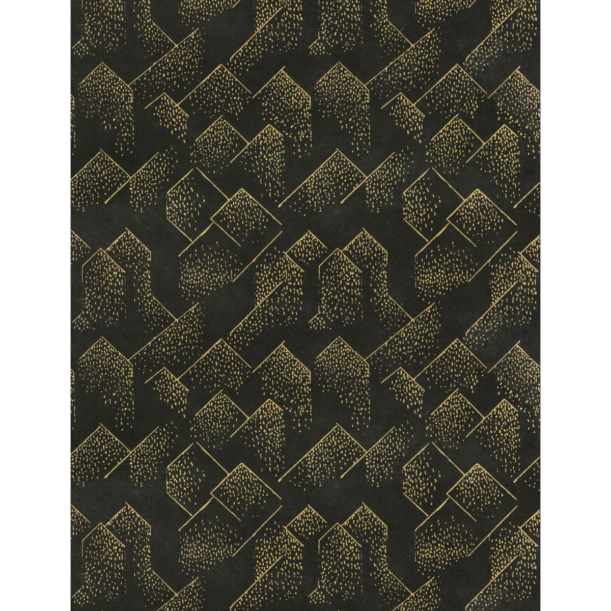 LEE JOFA MODERN GWP-3703.840.0 BRINK PAPER GOLD/ONYX Wallpaper - Eade's Wallpaper