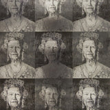 LEE JOFA MODERN GWP-3708.118.0 HM GLAM SILVER/CHARCOAL Wallpaper - Eade's Wallpaper