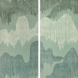 LEE JOFA MODERN GWP-3715.113.0 CASCADIA PAPER TEAL Wallpaper - Eade's Wallpaper