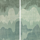 LEE JOFA MODERN GWP-3715.113.0 CASCADIA PAPER TEAL Wallpaper - Eade's Wallpaper