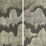 LEE JOFA MODERN GWP-3715.811.0 CASCADIA PAPER NOIR Wallpaper - Eade's Wallpaper
