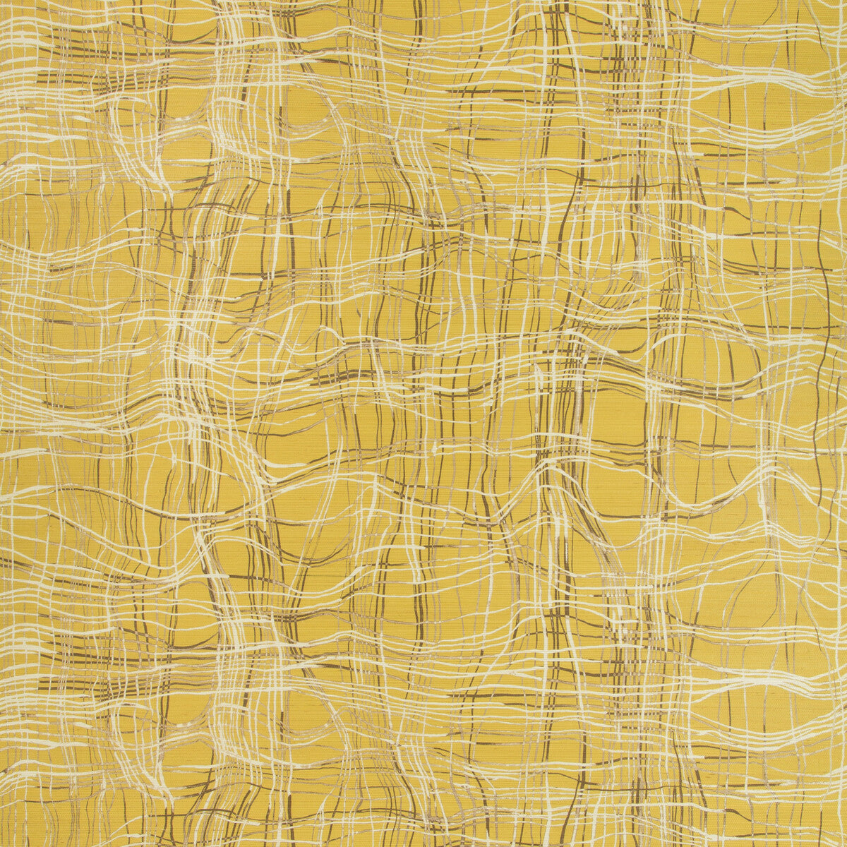 LEE JOFA MODERN GWP-3716.406.0 ENTANGLE PAPER MUSTARD Wallpaper - Eade's Wallpaper