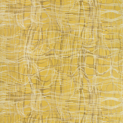 LEE JOFA MODERN GWP-3716.406.0 ENTANGLE PAPER MUSTARD Wallpaper - Eade's Wallpaper