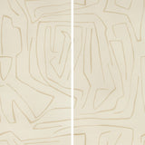 LEE JOFA MODERN GWP-3720.116.0 GRAFFITO II PARCHMENT Wallpaper - Eade's Wallpaper