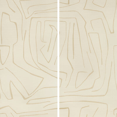 LEE JOFA MODERN GWP-3720.116.0 GRAFFITO II PARCHMENT Wallpaper - Eade's Wallpaper