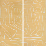 LEE JOFA MODERN GWP-3720.141.0 GRAFFITO II GOLDEN ROD Wallpaper - Eade's Wallpaper