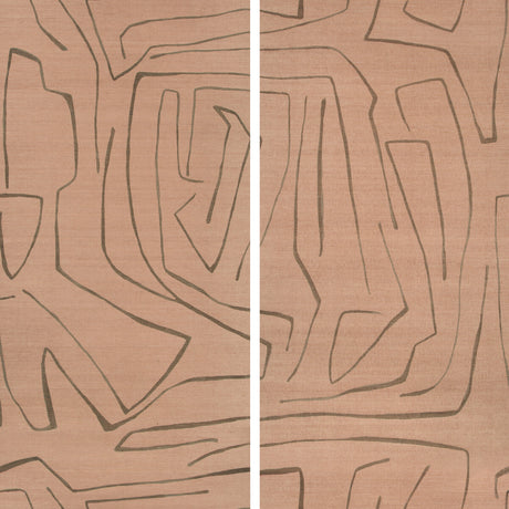 LEE JOFA MODERN GWP-3720.711.0 GRAFFITO II ROSA Wallpaper - Eade's Wallpaper