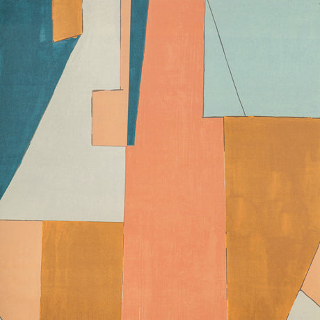 LEE JOFA MODERN GWP-3721.357.0 DISTRICT PAPER APRICOT Wallpaper - Eade's Wallpaper