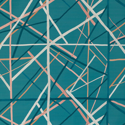 LEE JOFA MODERN GWP-3725.335.0 SIMPATICO PAPER TEAL Wallpaper - Eade's Wallpaper
