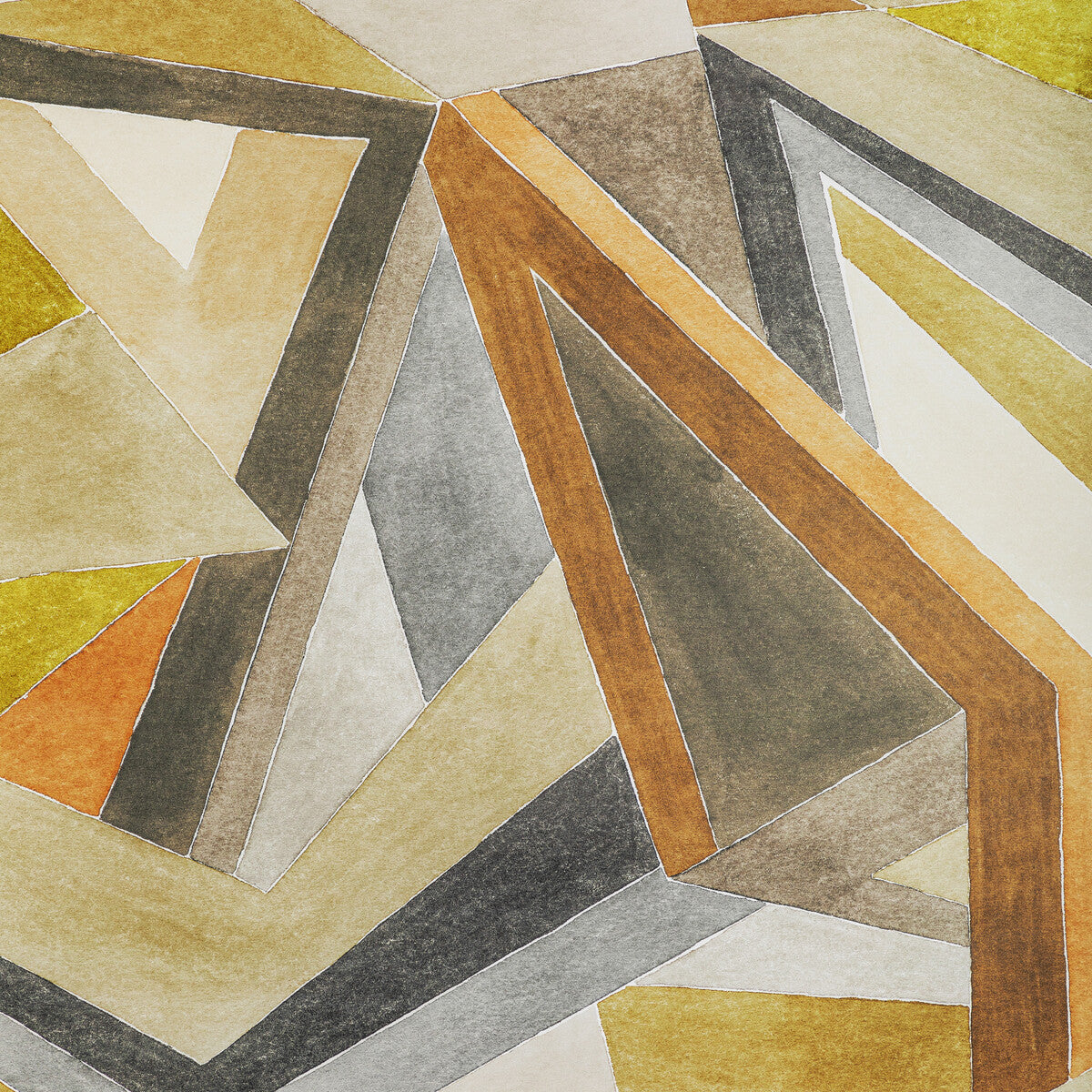 LEE JOFA MODERN GWP-3727.640.0 ROULADE PAPER CITRON/STONE Wallpaper - Eade's Wallpaper