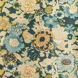 LEE JOFA MODERN GWP-3729.450.0 ARIOSO PAPER MARINE/CITRON Wallpaper - Eade's Wallpaper