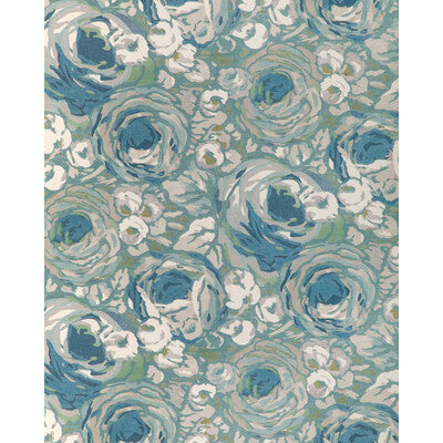 LEE JOFA MODERN GWP-3735.1311.0 ORCHARD PAPER AQUA/STONE Wallpaper - Eade's Wallpaper