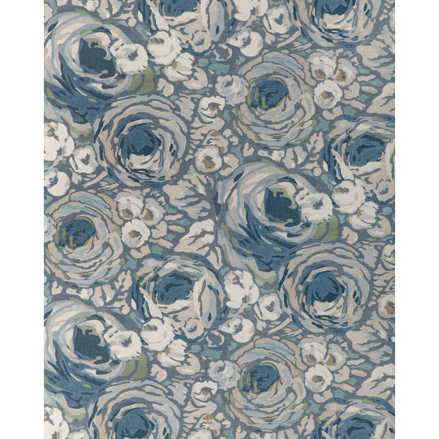 LEE JOFA MODERN GWP-3735.55.0 ORCHARD PAPER BLUE/DENIM Wallpaper - Eade's Wallpaper