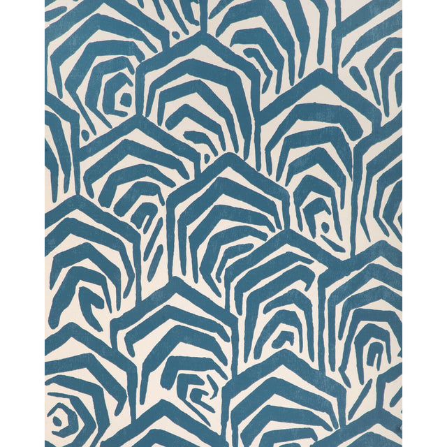 LEE JOFA MODERN GWP-3739.5.0 GREENE PAPER BLUE Wallpaper - Eade's Wallpaper