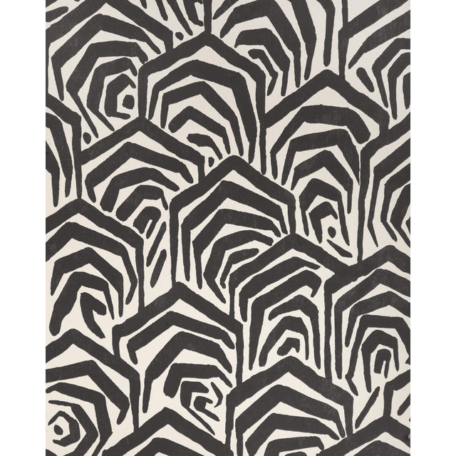 LEE JOFA MODERN GWP-3739.8.0 GREENE PAPER NOIR Wallpaper - Eade's Wallpaper