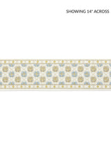 Scalamandre GW 0002T3329 SEASIDE HANSEL EMBROIDERED TAPE Fabric