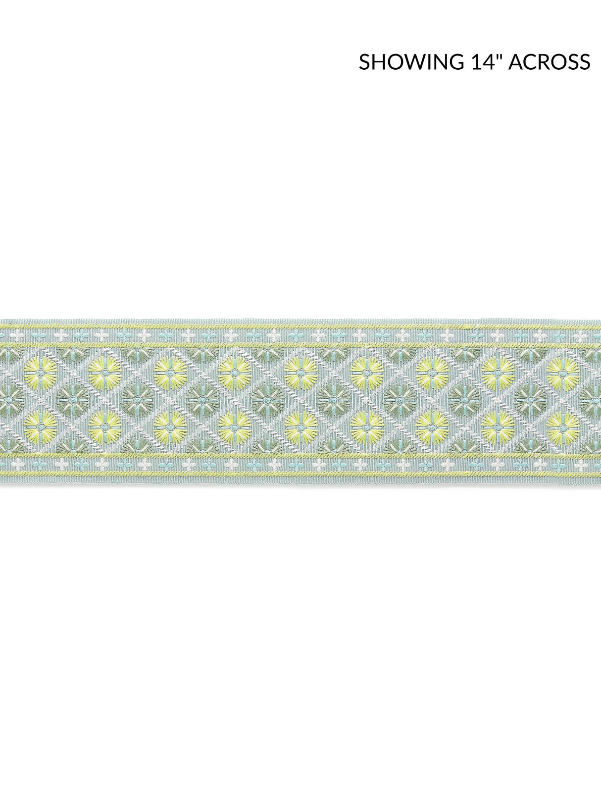 Scalamandre GW 0003T3329 SUMMER BREEZE HANSEL EMBROIDERED TAPE Fabric