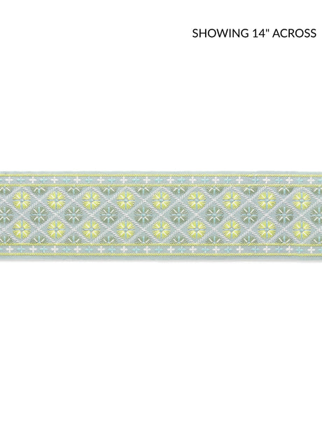 Scalamandre GW 0003T3329 SUMMER BREEZE HANSEL EMBROIDERED TAPE Fabric