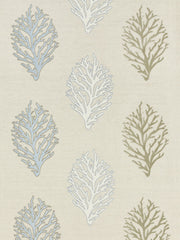 Scalamandre GW 000427204 SAND CORAL REEF EMBROIDERY Fabric - Eade's Wallpaper