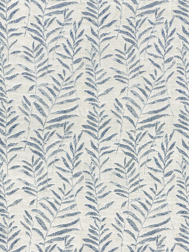 Scalamandre GW 000427211 NAVY WILLOW WEAVE Fabric - Eade's Wallpaper