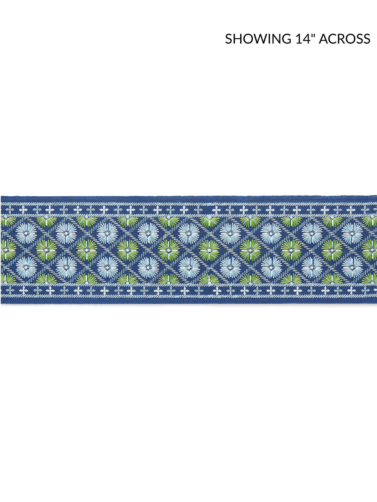 Scalamandre GW 0004T3329 BLACKBERRY FIELDS HANSEL EMBROIDERED TAPE Fabric