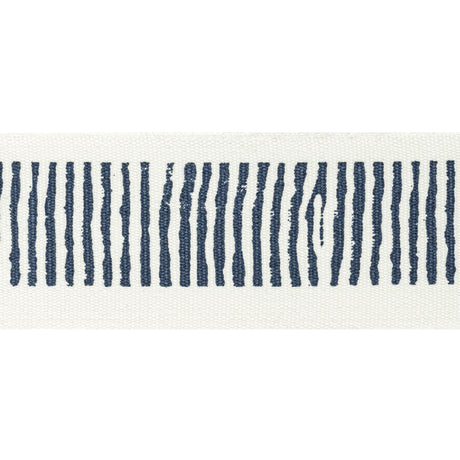 STOUT HALI-3 HALIFAX TAPE 3 NAVY Fabric - Eades Wallpaper & Fabric