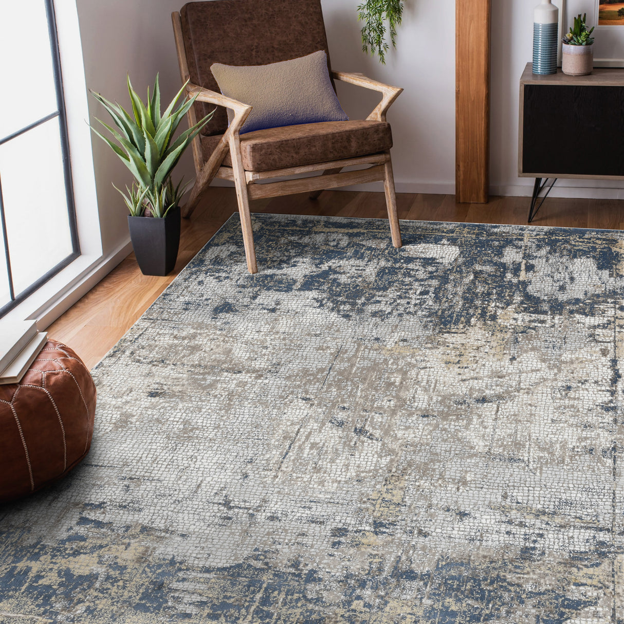 Amer Rugs HAM-1 Hamilton Contemporary /Indigo Area Rug