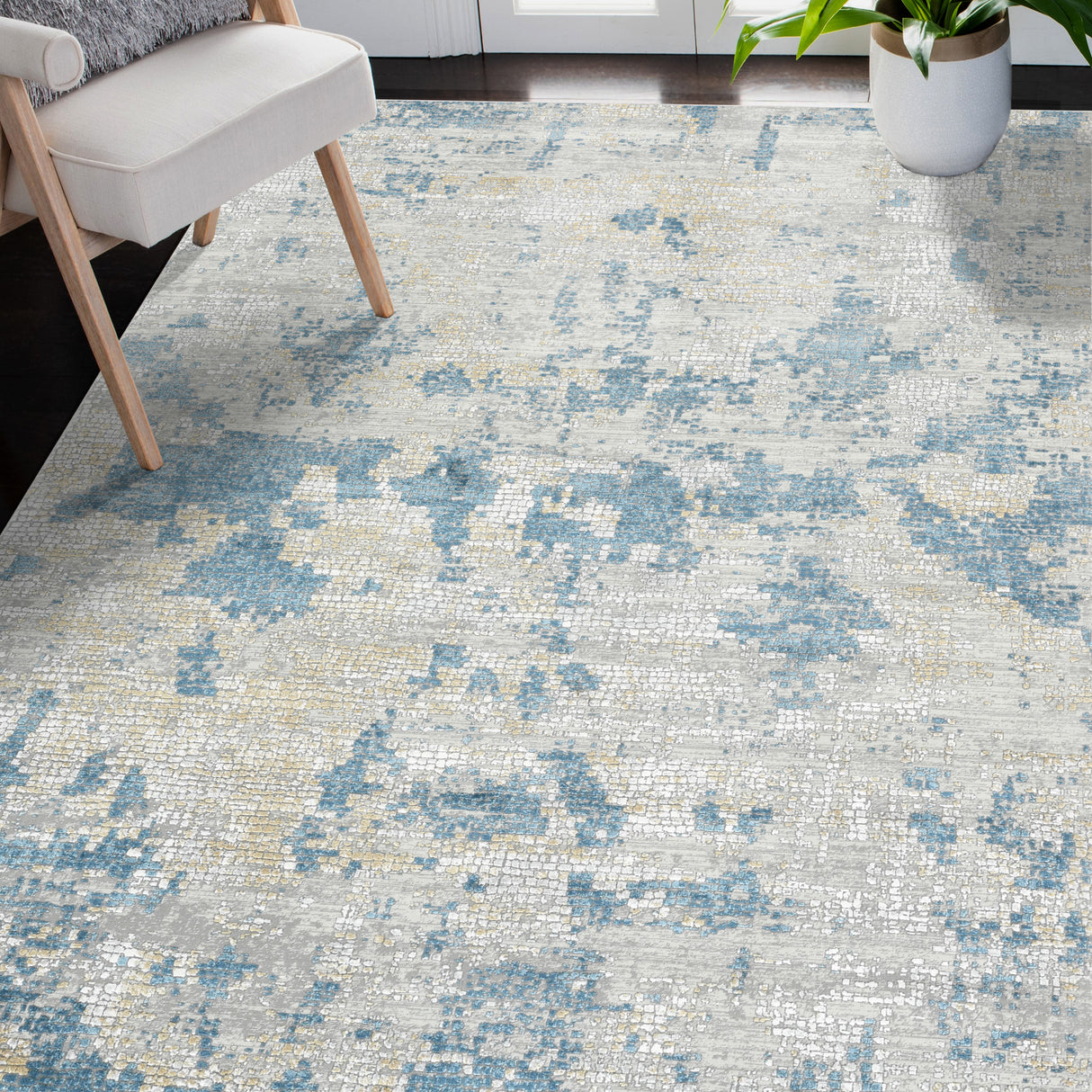 Amer Rugs HAM-2 Hamilton Contemporary /Blue Area Rug