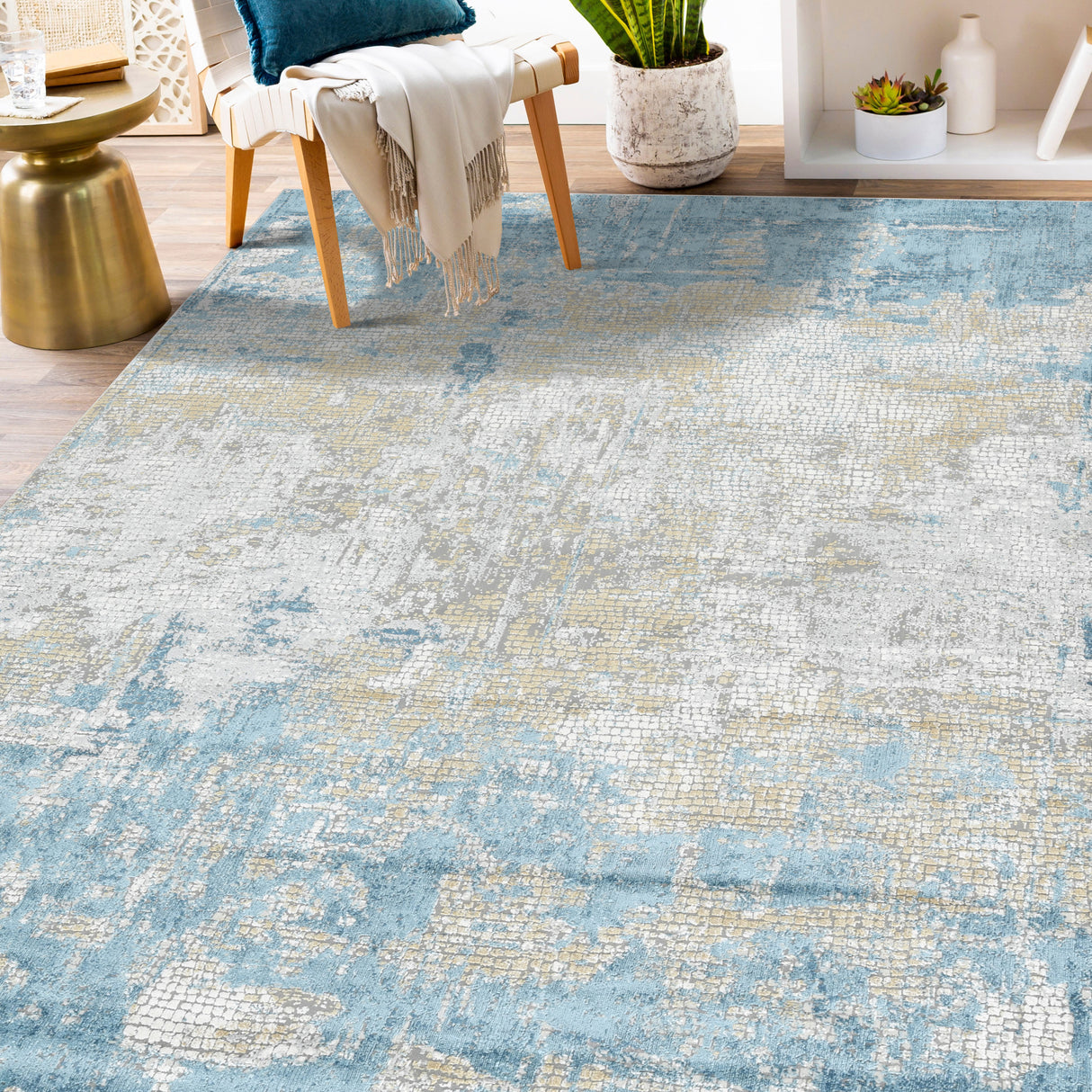 Amer Rugs HAM-6 Hamilton Contemporary /Blue Area Rug