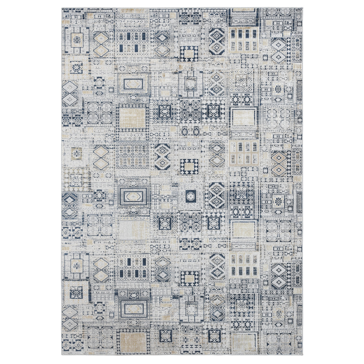 Amer Rugs HAM-7 Hamilton Modern Aztec /Gold Area Rug