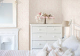 Chesapeake HAS01253 Eloise Light Pink Damask Wallpaper