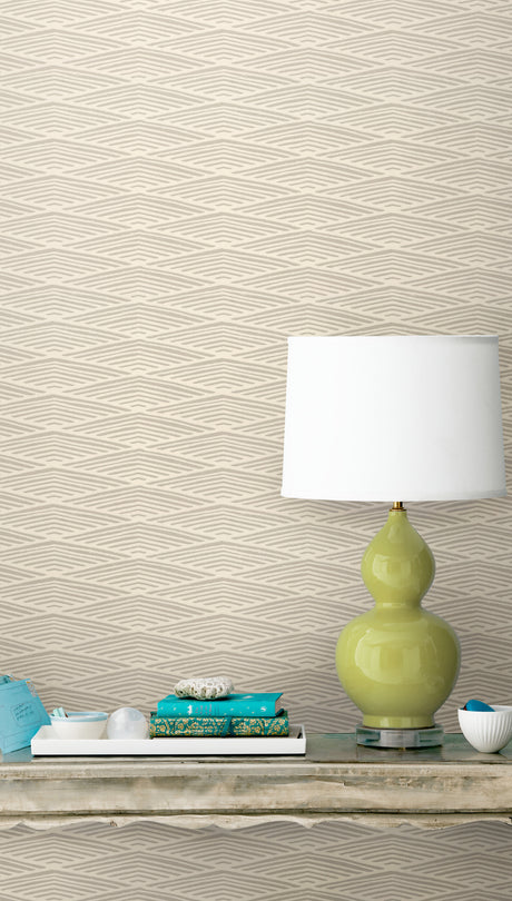 York HC7510 Lofty Peaks Grey Wallpaper