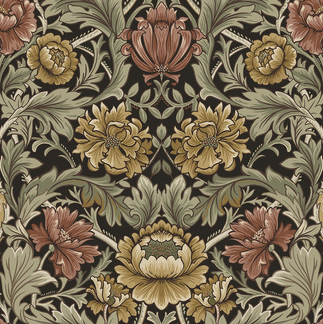 Harry & Grace HG14006 Acanthus Floral Cameo Wallpaper