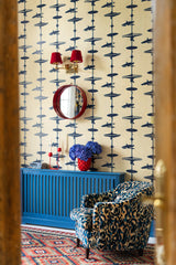 MindtheGap HI HATS Indigo - Wallpaper Collection 2025 - Jazz Live