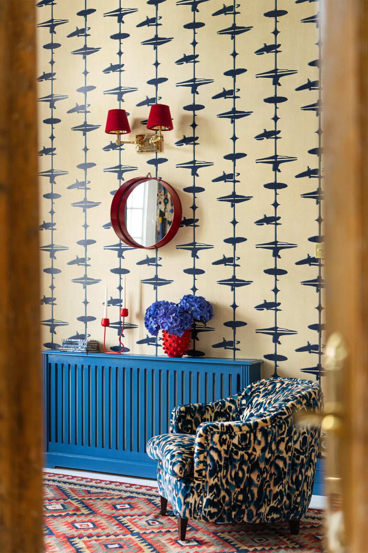 MindtheGap HI HATS Indigo - Wallpaper Collection 2025 - Jazz Live