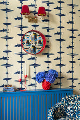 MindtheGap HI HATS Indigo - Wallpaper Collection 2025 - Jazz Live
