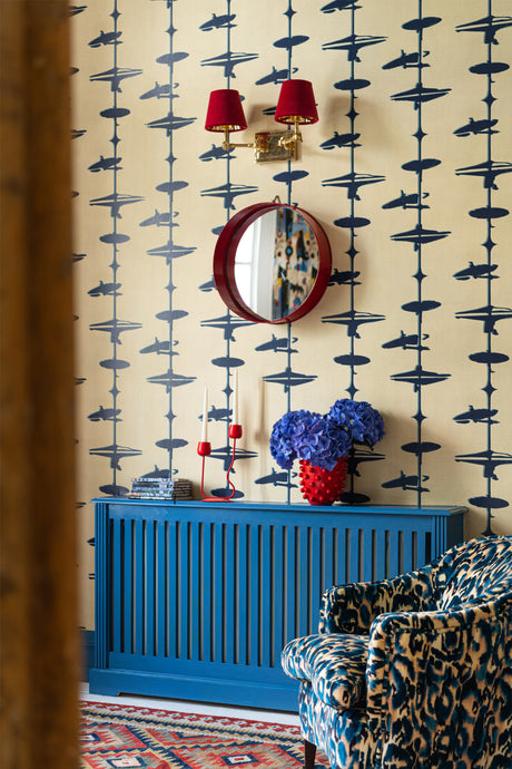 MindtheGap HI HATS Indigo - Wallpaper Collection 2025 - Jazz Live