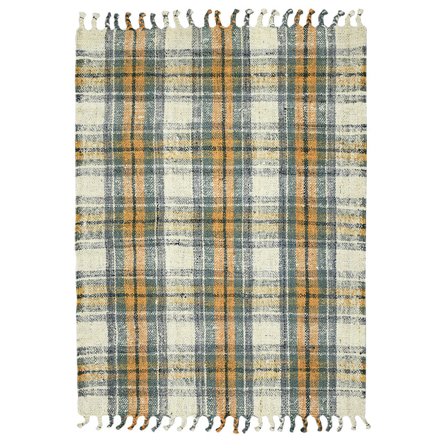 Amer Rugs HMP-1 Hampton Transitional Plaid Area Rug