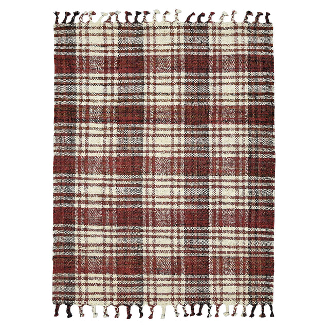 Amer Rugs HMP-4 Hampton Transitional Plaid Area Rug