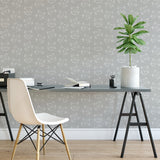 Brewster HN002614 Purr Grey Cat Wallpaper