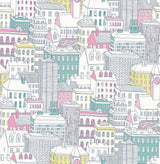 Brewster HN002628 West Mint City Wallpaper