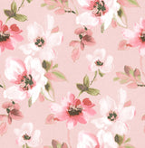 Brewster HN002659 Reign Pink Bouquet Wallpaper