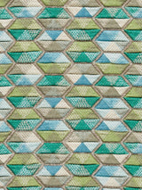 Scalamandre HN 000342006 AQUA CAROUSEL Fabric